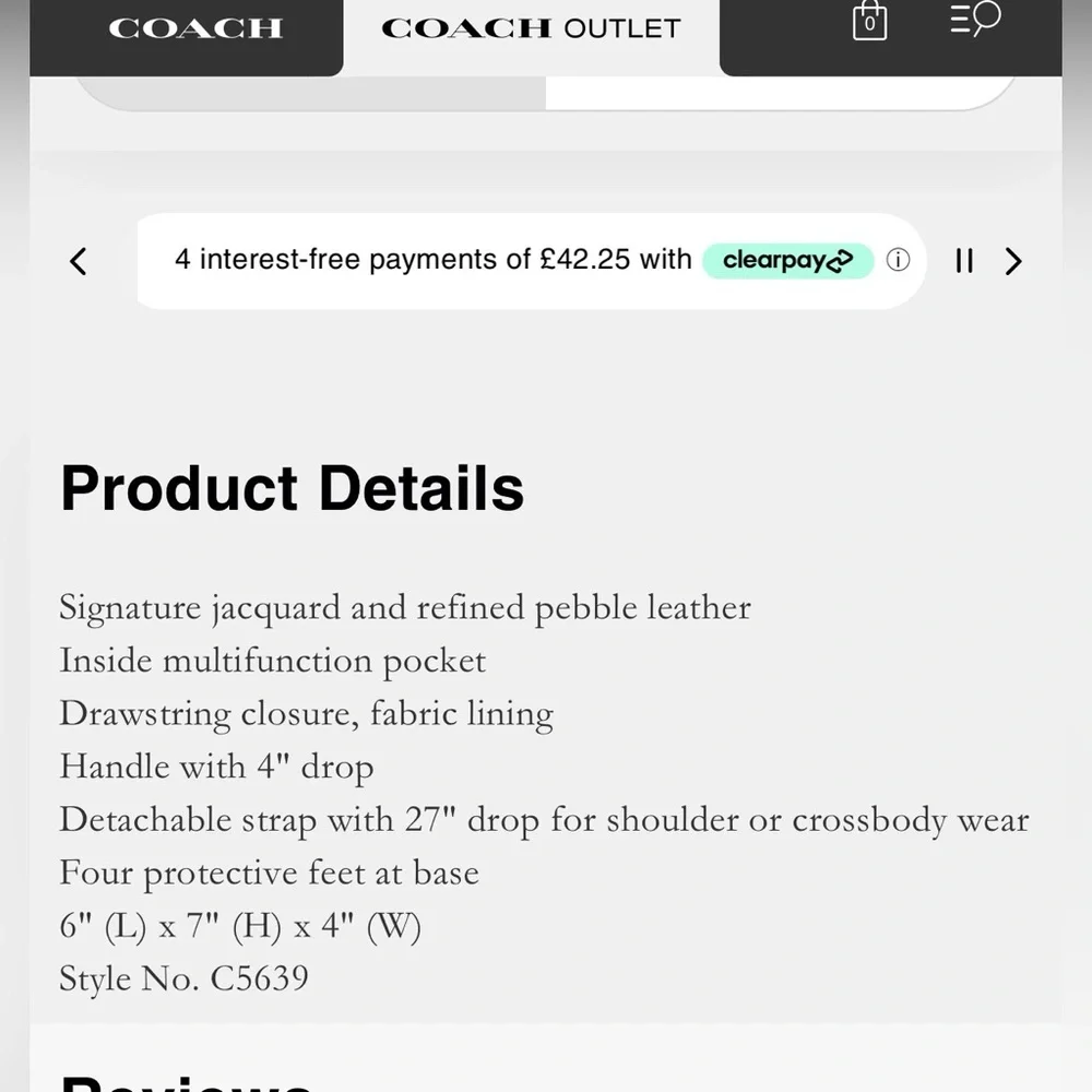 Coach Mini Bag C5639
